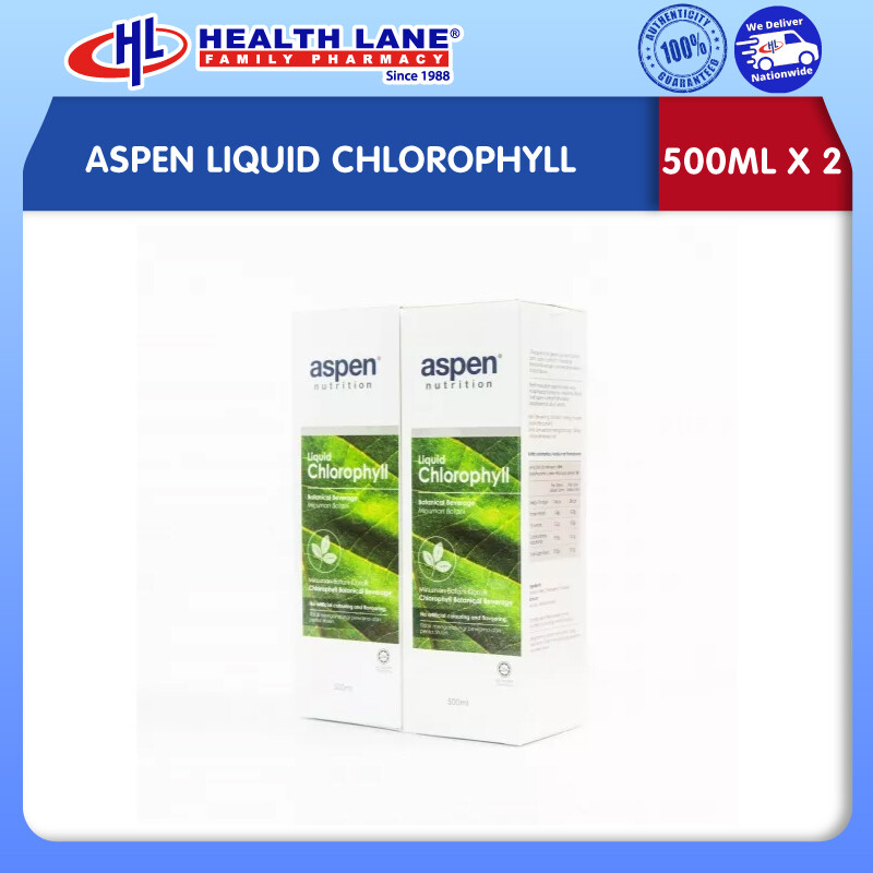ASPEN LIQUID CHLOROPHYLL (500MLx2)